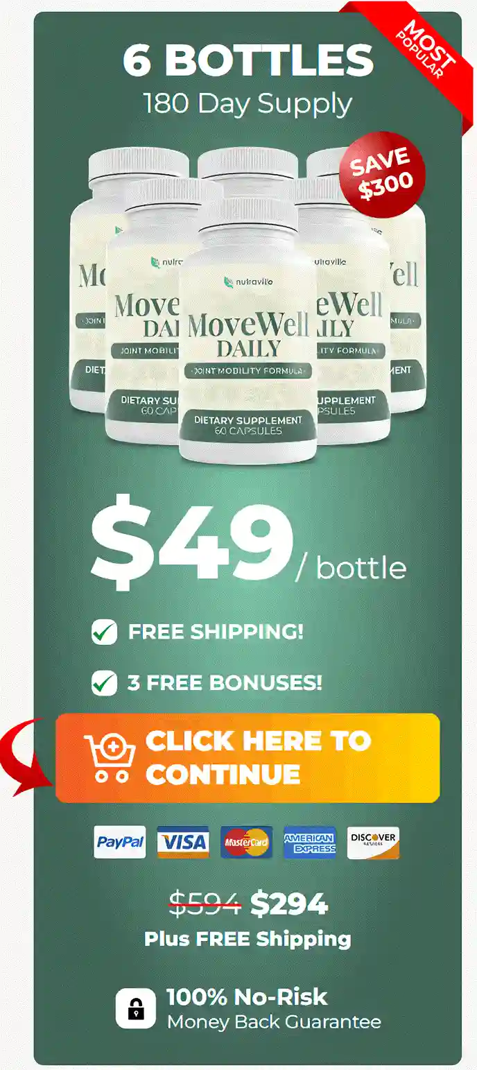 MoveWell Daily 6 bottle pricing